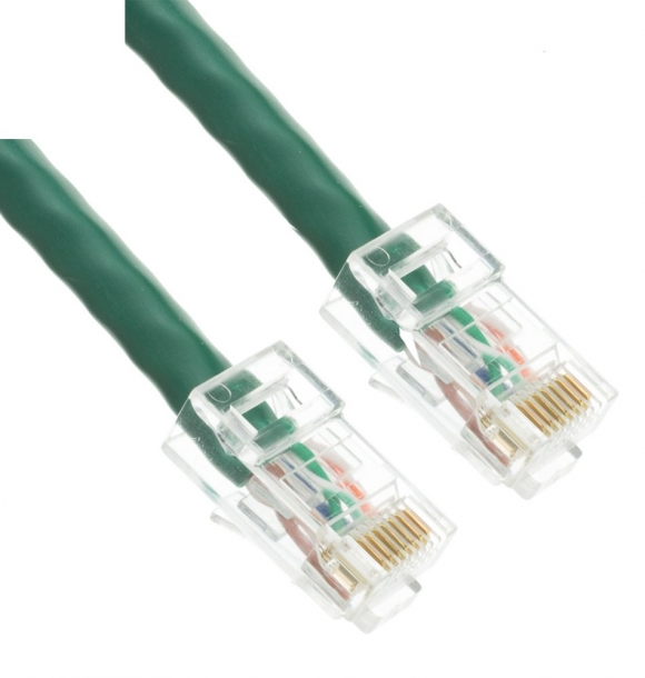BattleBorn 10 foot Cat5e RJ45 Ethernet Network Cable (GREEN)