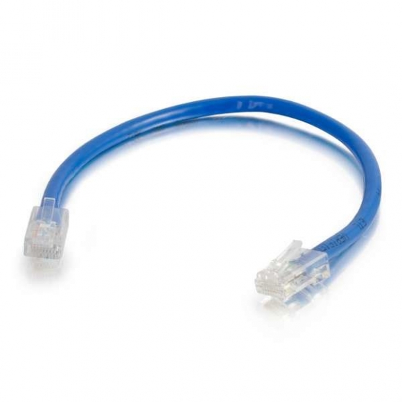 C2G 04087 3 Foot Cat6 Non-Booted Unshielded (UTP) Network Patch Cable - Blue