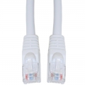 BattleBorn 100 Foot Cat6a UTP RJ45 Ethernet Patch Cable (WHITE)
