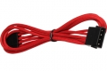BattleBorn Single Molex Extension 45cm Red Braided Cable