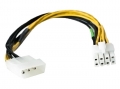 Athena Power Molex 4 pin Male to EPS-12V 8 pin Female