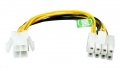 Athena Power P4EPS8 4-Pin P4 to 8-Pin EPS-12V Power Adapter