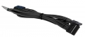 BattleBorn Braided Sleeve Black 3 x SATA to Molex Cable