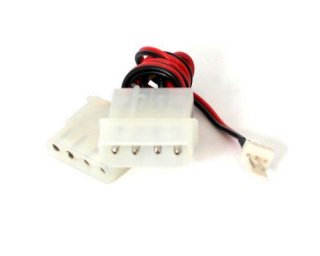 StarTech.com CPUFANADAPT Fan Adapter - TX3 to 2x LP4 Power Y Splitter