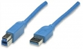Manhattan 325400 3.3 Foot USB 3.0 A to B Cable