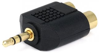 Monoprice 3.5mm Audio Male to 2x RCA Female Splitter Adapter