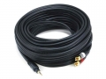MonoPrice 5602 35ft Premium 22AWG Gold Plated 3.5mm to RCA Male Cable