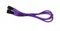 BattleBorn 3-Pin Fan Braided Sleeve Extension Cable CB-3PEXTMF-Purple