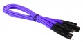 BattleBorn Braided Purple Front Panel Cable Set