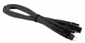 BattleBorn Braided Front Panel Cable Set - Black