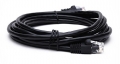 Battleborn 75 Foot Cat6 Ethernet Network Patch Cable Premium Solid Copper (Black) Bb-C6Mb-75Blk
