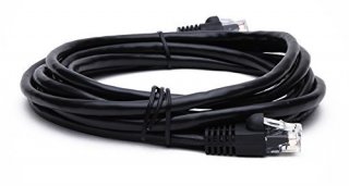 Battleborn 75 Foot Cat6 Ethernet Network Patch Cable Premium Solid Copper (Black) Bb-C6Mb-75Blk