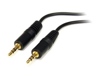 StarTech MU6MM 6 foot Male 3.5mm Audio Cable (Black)