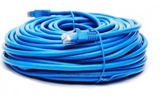 BattleBorn 200 Foot Cat6 Ethernet Network Lan Patch Cable Cord 550 Mhz Rj45 Gigabit - Blue