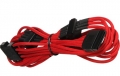 BattleBorn Molex to 5 x SATA Cable - Braided Red