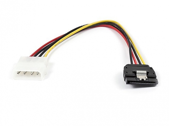 MonoPrice 8799 8inch SATA 15pin Female w/ Latch to Molex 4pin Male Power Adapter