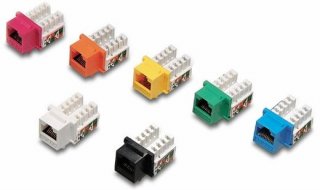 BattleBorn Cat5 / Cat5e Tool Less Keystone Jack (Black)