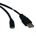 Tripp Lite U050-006 6 foot Male USB 2.0 to Male Micro USB Data Cable