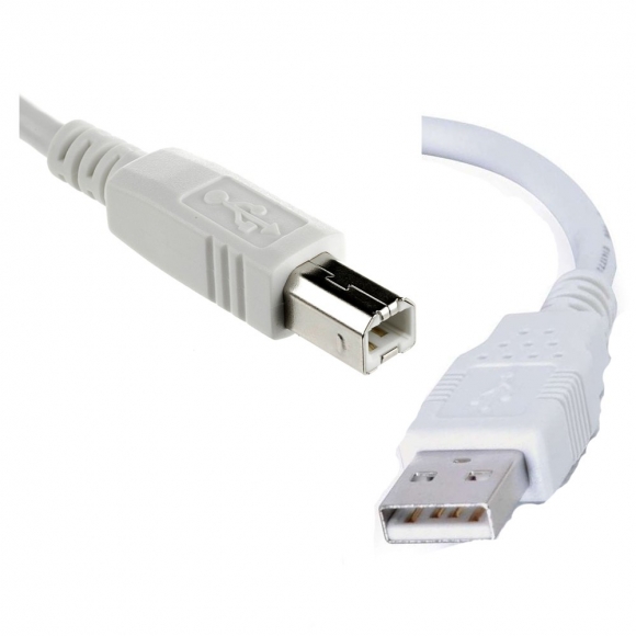 Battleborn 15 Foot USB 2.0 A to B Device Cable - USB Cable (BEIGE)