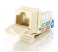 C2G 35200 RJ45 Cat5e Keystone Jack - 90 Degree (Ivory)