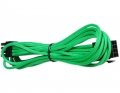 BattleBorn 8-Pin EPS Green 45cm Braided Sleeve Extension Cable