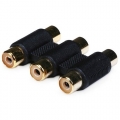 Monoprice 3-RCA Coupler for Component Video Cable Extension