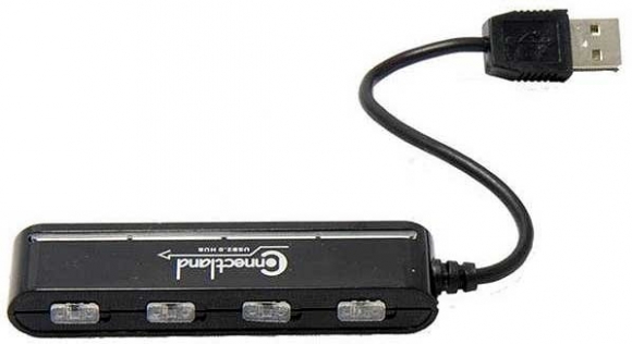 Syba Mini USB 2.0 Hub with ON/OFF Switch