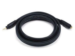 MonoPrice 5587 6 Foot Premium 3.5mm Stereo Male to Female Extension Cable