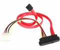 BattleBorn 25" 29-pin SAS to SATA and 4-pin Molex Cable - 29pin SAS to 2x SATA