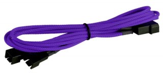 BattleBorn CB-33F12V Molex to 2 x 3pin Cable - Braided Sleeve Purple