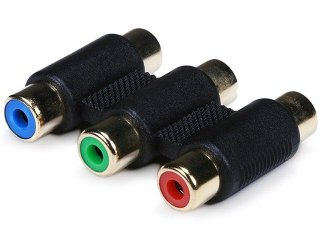 MonoPrice 3002 3-RCA RGB Coupler for Component Cables