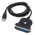 SIIG JU-000051-S1 USB Port to Centronics 36-Pin Parallel Adapter