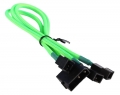 BattleBorn Molex to 3x3 Pin Fan Connector (Green Braided Sleeved)