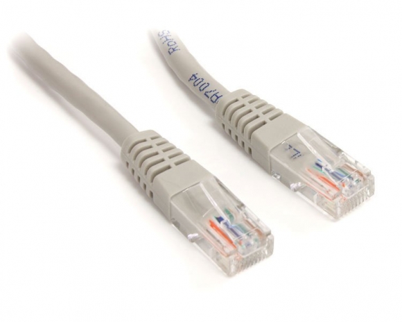 Startech M45PATCH15GR 15 foot Male Cat5e RJ45 Network Cable (Grey)