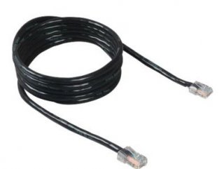 Belkin A3L791-07-BLK 7 Foot Male RJ45 Ethernet Cable (Black)
