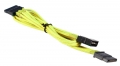 BattleBorn Molex to 2 x SATA Cable - Yellow Braided Sleeved