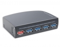 Syba 3.5in Drive Bay 4 Port USB 3.0 Hub with One Fast Charging Port - SD-HUB20092