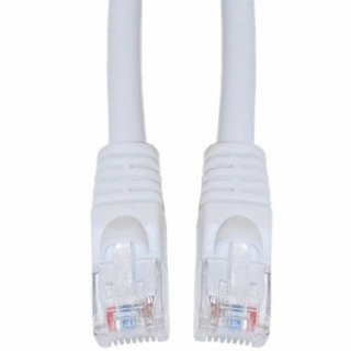 Battleborn 100 Foot Cat6 Ethernet Network Patch Cable Premium Solid Copper (White) Bb-C6Mb-100Wht