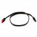 MonoPrice 18inch SATA Serial ATA Extension Cable - Black