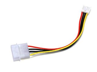 Monoprice 6" 4-Pin Molex to 4-Pin Floppy Power Adapter