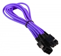 BattleBorn Purple Braided 6 Pin to 6+2 Pin PCI-E Adapter Cable