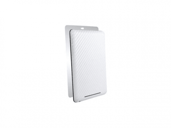BodyGuardz BZ-ACWN7-0712 Armor Carbon Fiber PVC White Nexus 7 Skin