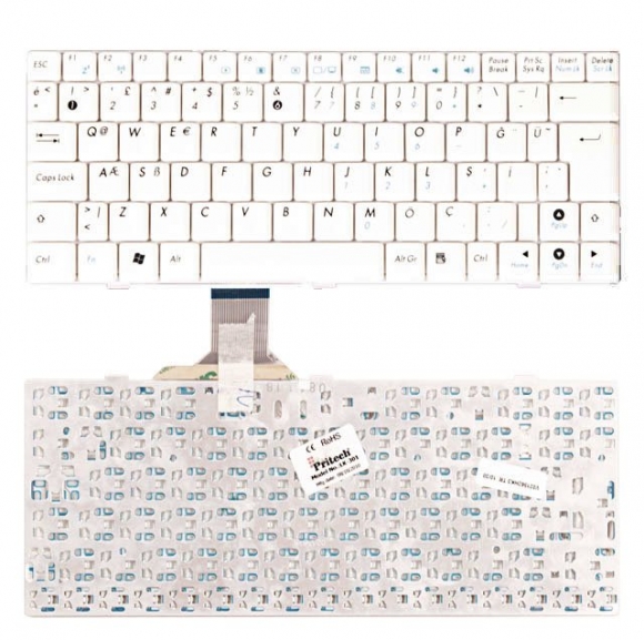 Asus Laptop Keyboard for eeePC 904, 905, 1000, Series (Turkish)