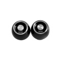 Gear Head SP2000USLV 2.0 Speaker System - 3 W RMS - Silver, Black