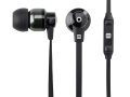 MonoPrice 13801 Hi-Fi Reflective Sound Technology Earbuds Headphones w/ Microphone-Black/Carbonite