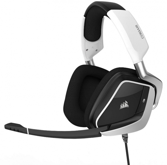 Corsair Gaming VOID PRO RGB USB Premium Gaming Headset with Dolby Headphone 7.1 White