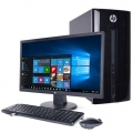 Refurbished HP 251-A123WB Pentium J2900 Quad-Core 2.41GHz 4GB 1TB W10H Mini-Tower & 21.5" HP Monitor