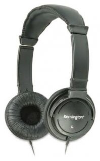 Kensington K33137 Supra-aural 3.5mm Headphones (Black)