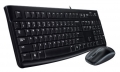 Logitech MK120 920-002565 USB Wired Keyboard & Optical Mouse - Black