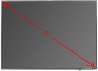 LG LP150E04-A2 15" Replacement LCD, 30-Pin, 1400x1050, Matte